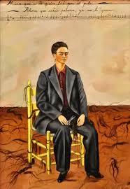 Frida Kahlo, Self-portrait, at The Museum of Modern Art, New York, USA.