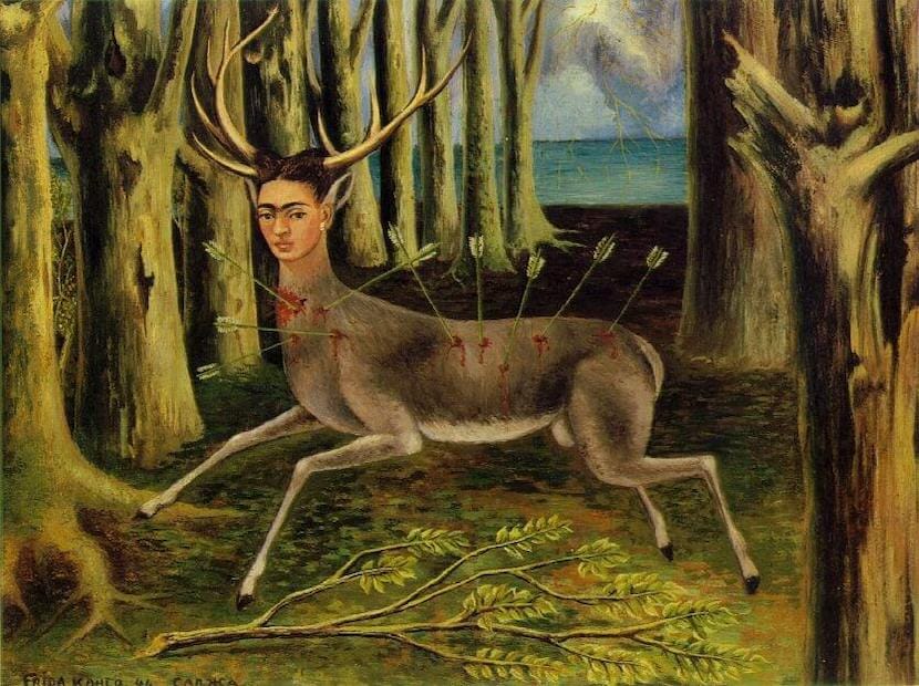 Frida Kahlo, The Wounded Deer, in a private collection. Image: FridaKahlo.org.