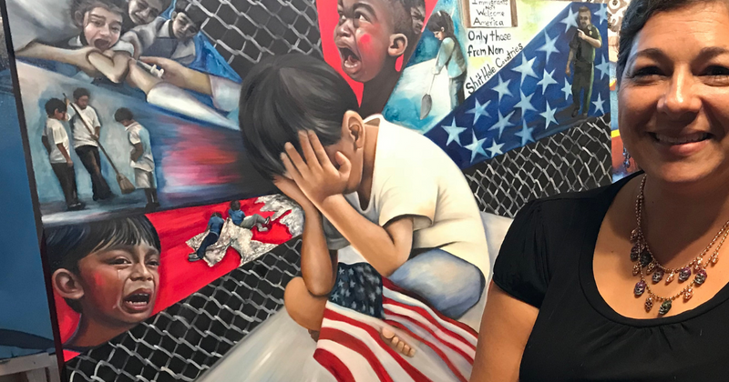 Artist Barbara Rivera Explores New Grounds With New Political Paintings