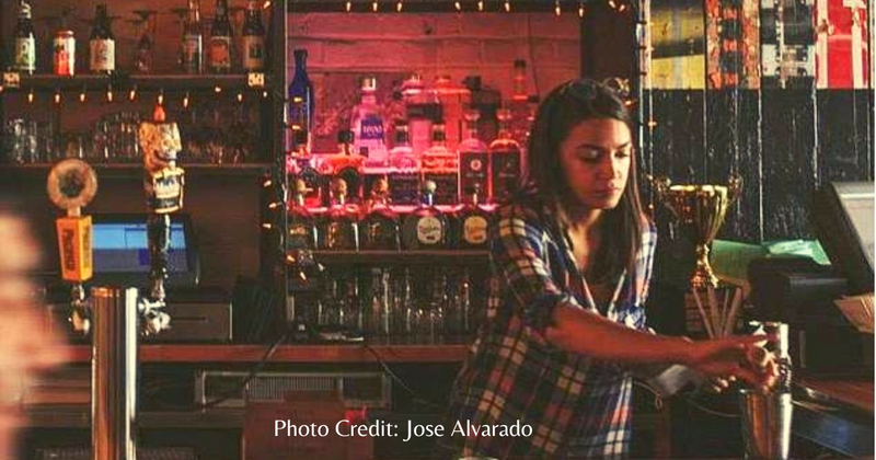 Rep. Alexandria Ocasio-Cortez A Former Bartender Advocates For A Living Wage