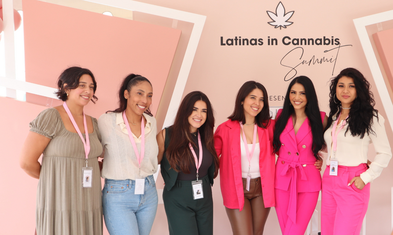 6 of Latinas in Cannabis Summit participants